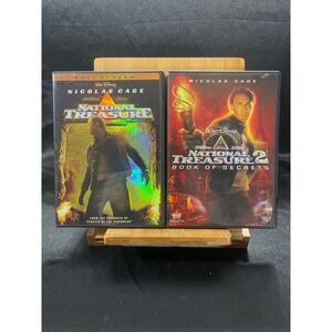 National Treasure 1 & 2 DVD Set Nicolas Cage Disney Movie Collection Bundle